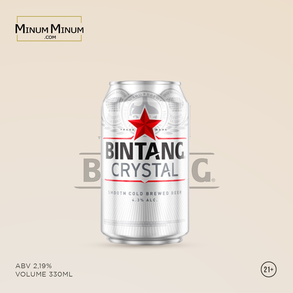 BEER BINTANG CRYSTAL CAN 320ml