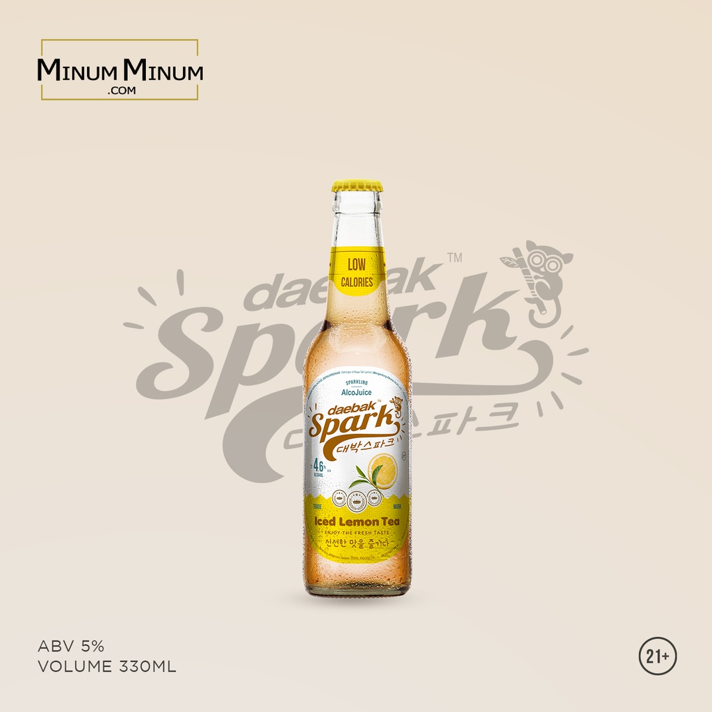 Daebak Spark Iced Lemon Tea 330ml